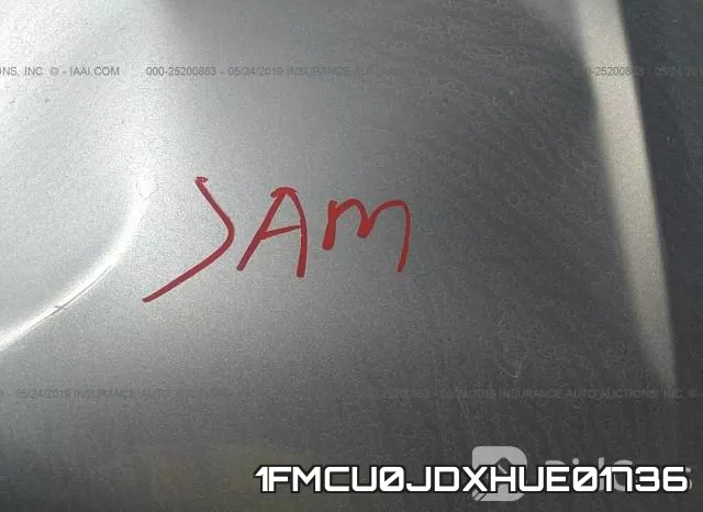 1FMCU0JDXHUE01736 фото 2