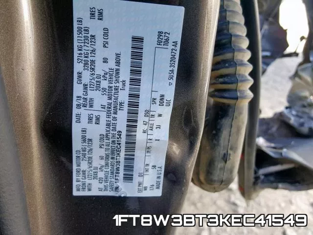1FT8W3BT3KEC41549 фото 2