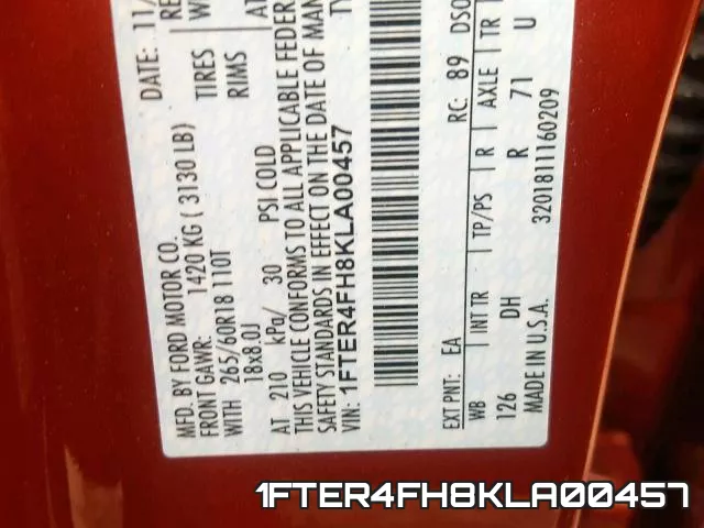 1FTER4FH8KLA00457 фото 2