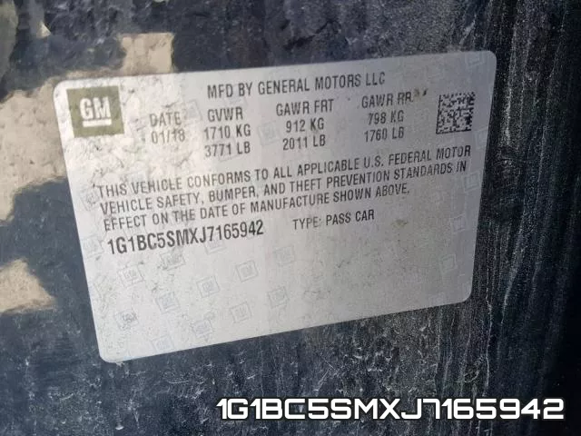1G1BC5SMXJ7165942 фото 2