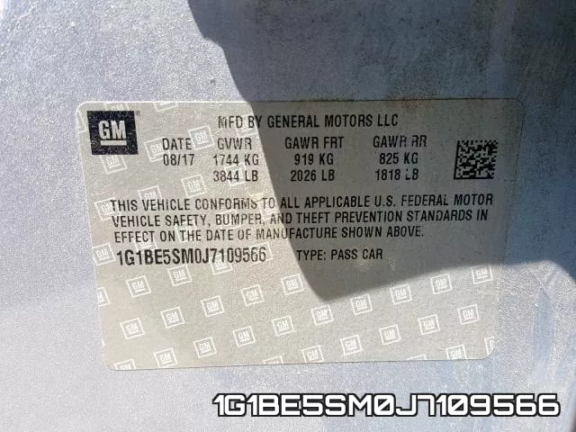 1G1BE5SM0J7109566 фото 2