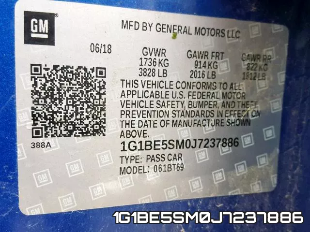 1G1BE5SM0J7237886 фото 2