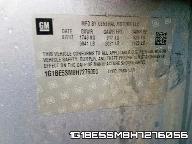 1G1BE5SM8H7276056 фото 2