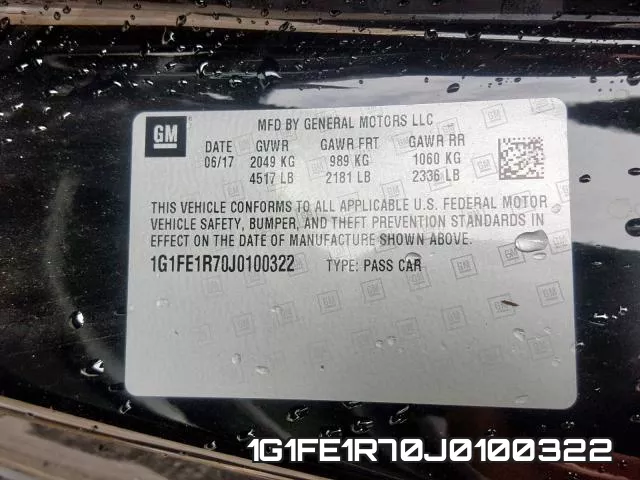1G1FE1R70J0100322 фото 2