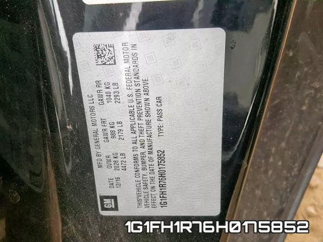 1G1FH1R76H0175852 фото 2