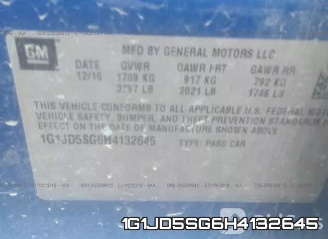 1G1JD5SG6H4132645 фото 10