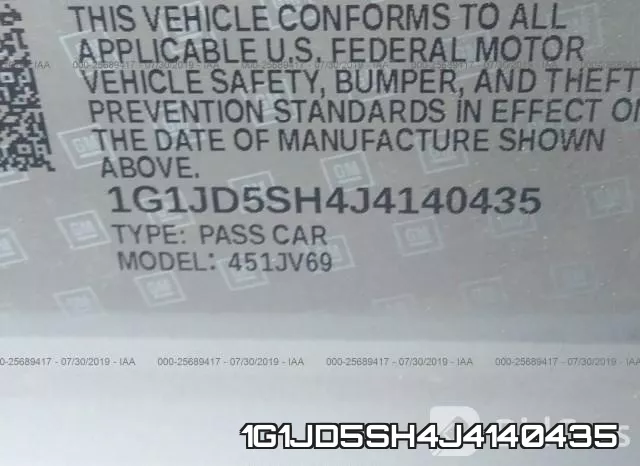 1G1JD5SH4J4140435 фото 10