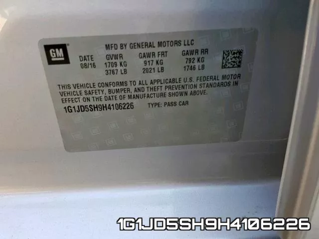 1G1JD5SH9H4106226 фото 2