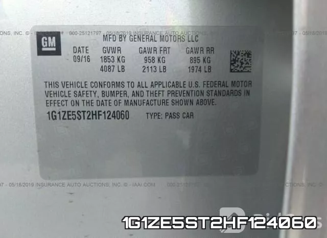 1G1ZE5ST2HF124060 фото 10