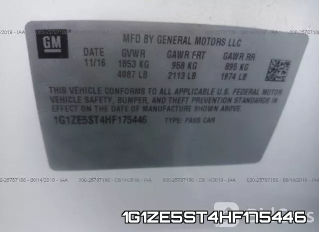 1G1ZE5ST4HF175446 фото 10