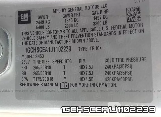 1GCHSCEA1J1102239 фото 10