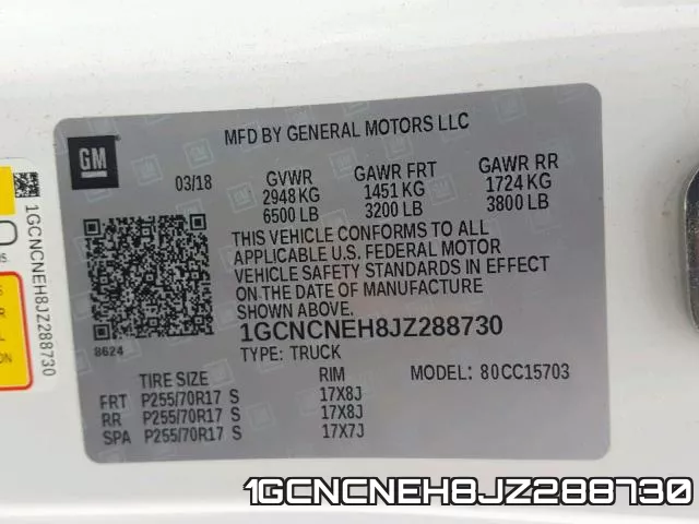 1GCNCNEH8JZ288730 фото 2