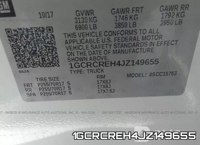 1GCRCREH4JZ149655 фото 10