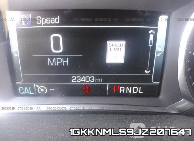 1GKKNMLS9JZ207647 фото 8