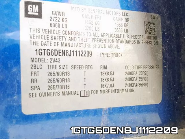 1GTG6DEN8J1112209 фото 2