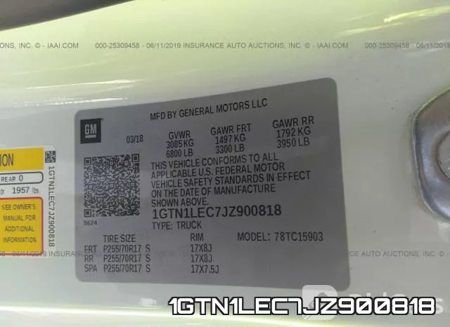 1GTN1LEC7JZ900818 фото 10