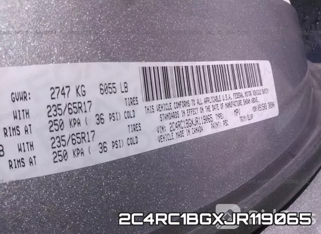 2C4RC1BGXJR119065 фото 10