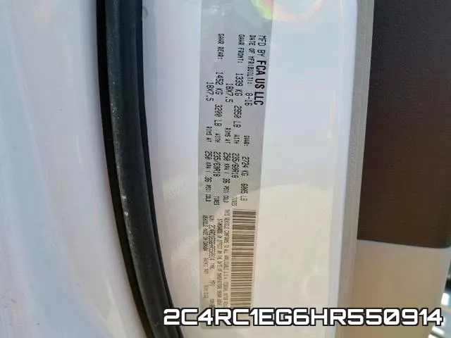 2C4RC1EG6HR550914 фото 2