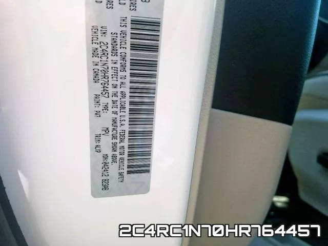 2C4RC1N70HR764457 фото 2