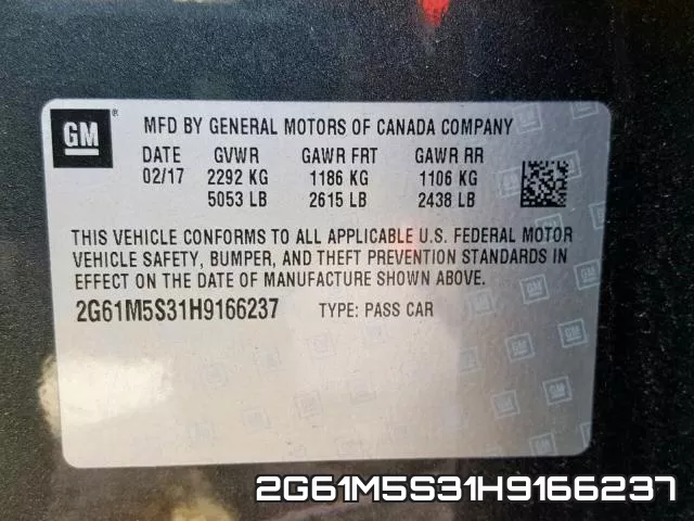 2G61M5S31H9166237 фото 2
