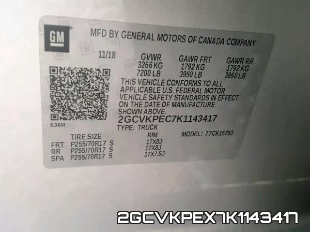2GCVKPEX7K1143417 фото 2