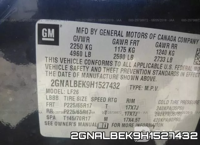 2GNALBEK9H1527432 фото 10