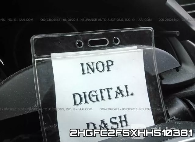 2HGFC2F5XHH510381 фото 8