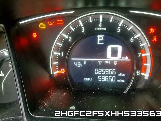 2HGFC2F5XHH533563 фото 9