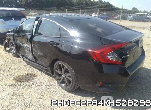 2HGFC2F84KH508093 фото 4