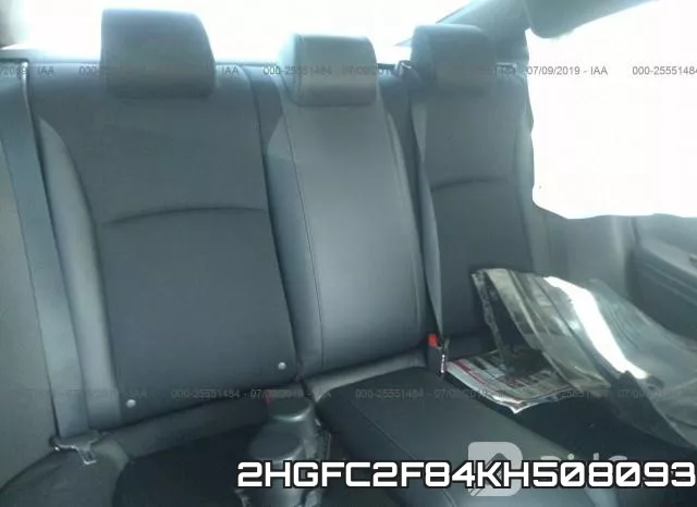 2HGFC2F84KH508093 фото 9