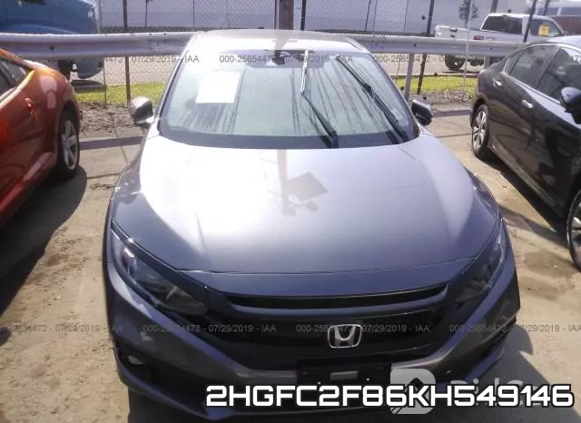 2HGFC2F86KH549146 фото 7