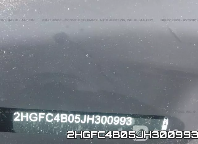 2HGFC4B05JH300993 фото 9