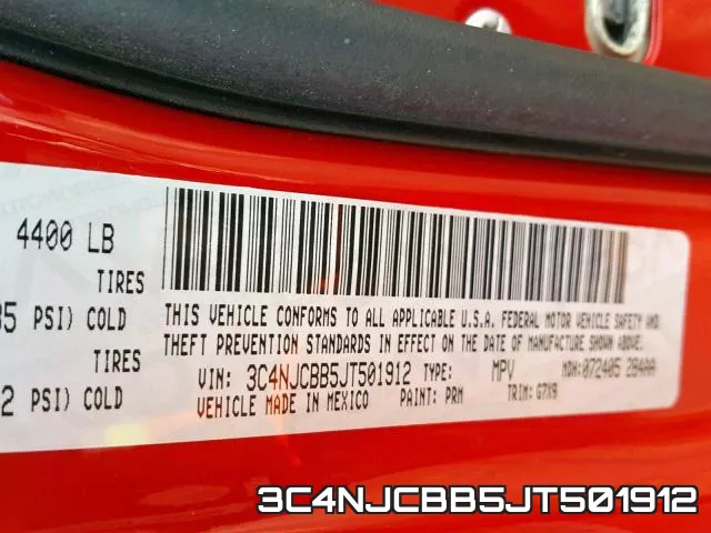 3C4NJCBB5JT501912 фото 2
