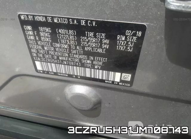 3CZRU5H31JM708743 фото 10