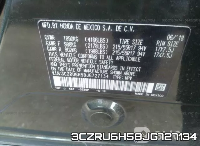 3CZRU6H58JG727134 фото 10