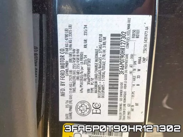 3FA6P0T90HR127302 фото 2