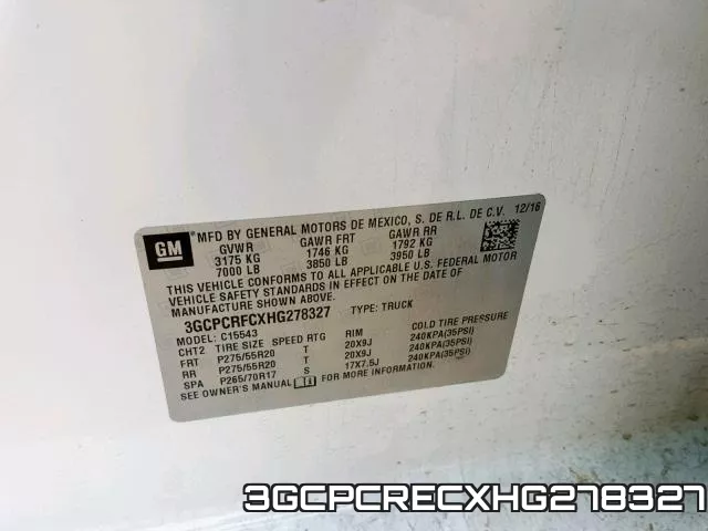 3GCPCRECXHG278327 фото 2
