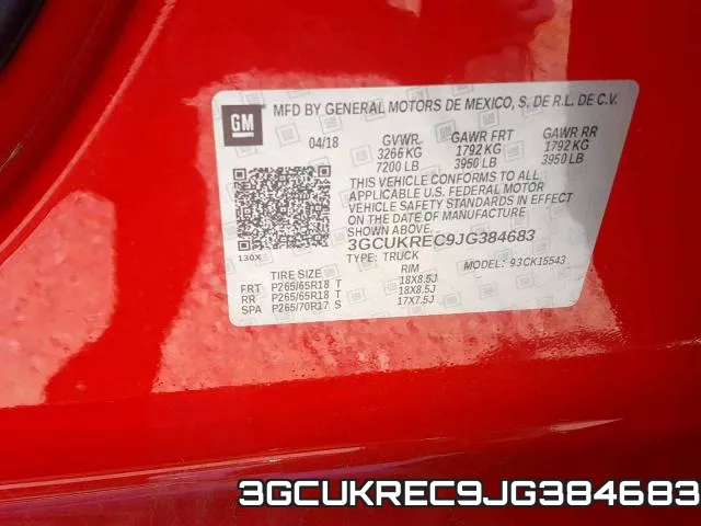 3GCUKREC9JG384683 фото 2