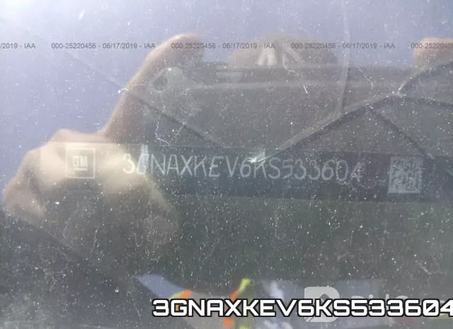 3GNAXKEV6KS533604 фото 10