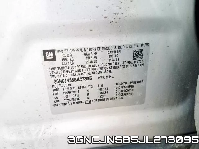 3GNCJNSB5JL273095 фото 2