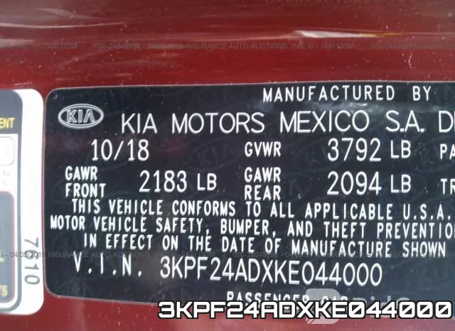 3KPF24ADXKE044000 фото 10