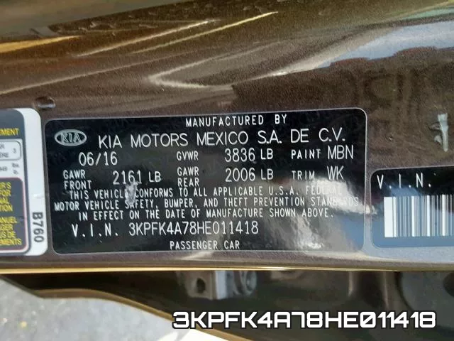 3KPFK4A78HE011418 фото 2