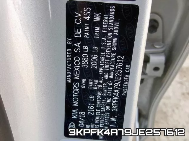 3KPFK4A79JE257612 фото 2
