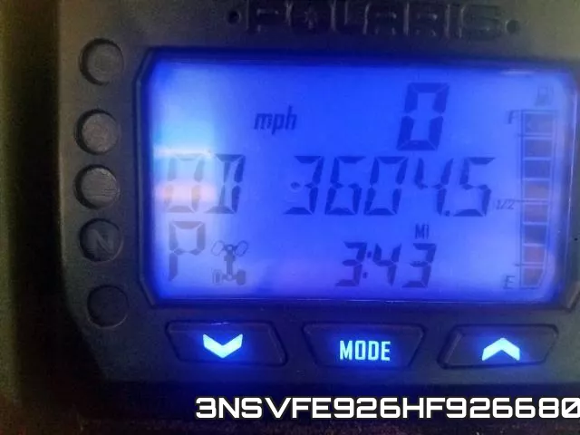 3NSVFE926HF926680 фото 9