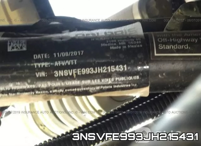 3NSVFE993JH215431 фото 2