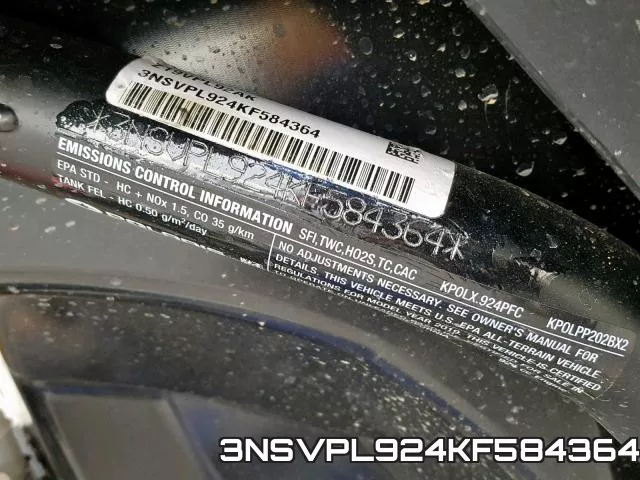 3NSVPL924KF584364 фото 2
