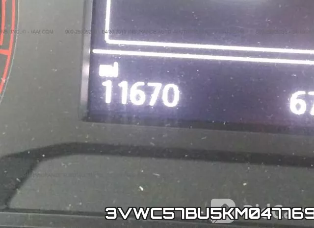 3VWC57BU5KM047769 фото 8
