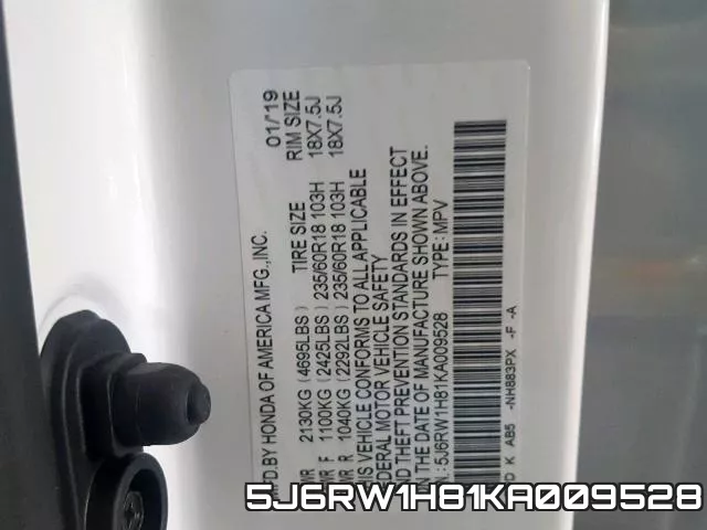 5J6RW1H81KA009528 фото 2