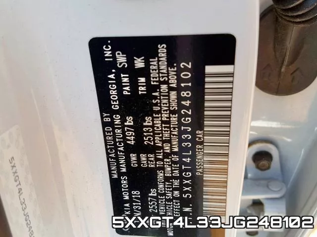 5XXGT4L33JG248102 фото 2