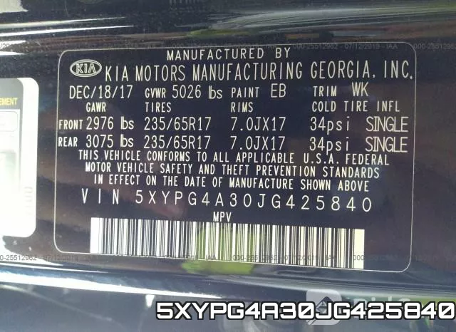5XYPG4A30JG425840 фото 10
